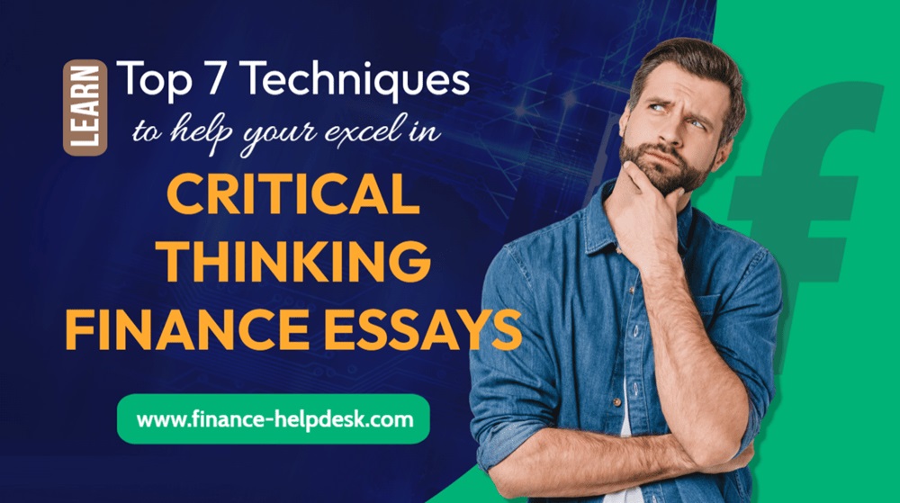 critical thinking finance essay help